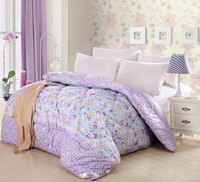 Enjoy Flowers Purple Comforter