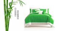 Bamboo Green Duvet Cover Set Luxury Bedding