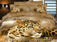 African Leopard Yellow Bedding Animal Print Bedding 3d Bedding Animal Duvet Cover Set