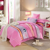 British Universities Pink Bedding Set Kids Bedding Teen Bedding Duvet Cover Set Gift Idea