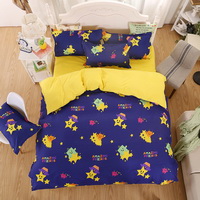 Stars Blue Bedding Set Duvet Cover Pillow Sham Flat Sheet Teen Kids Boys Girls Bedding